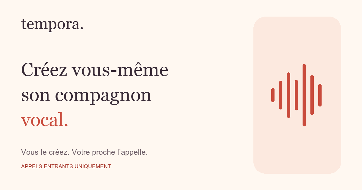 Tempora — visuel de partage